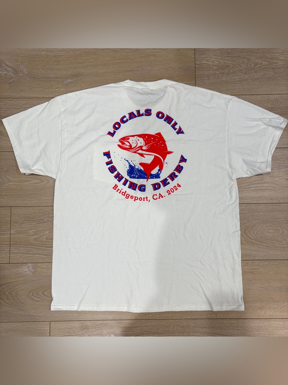 Kens Sporting Goods Bridgeport CA Fishing Derby Pocket Tee 2XL